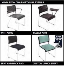 Wimbledon Chair Options Information